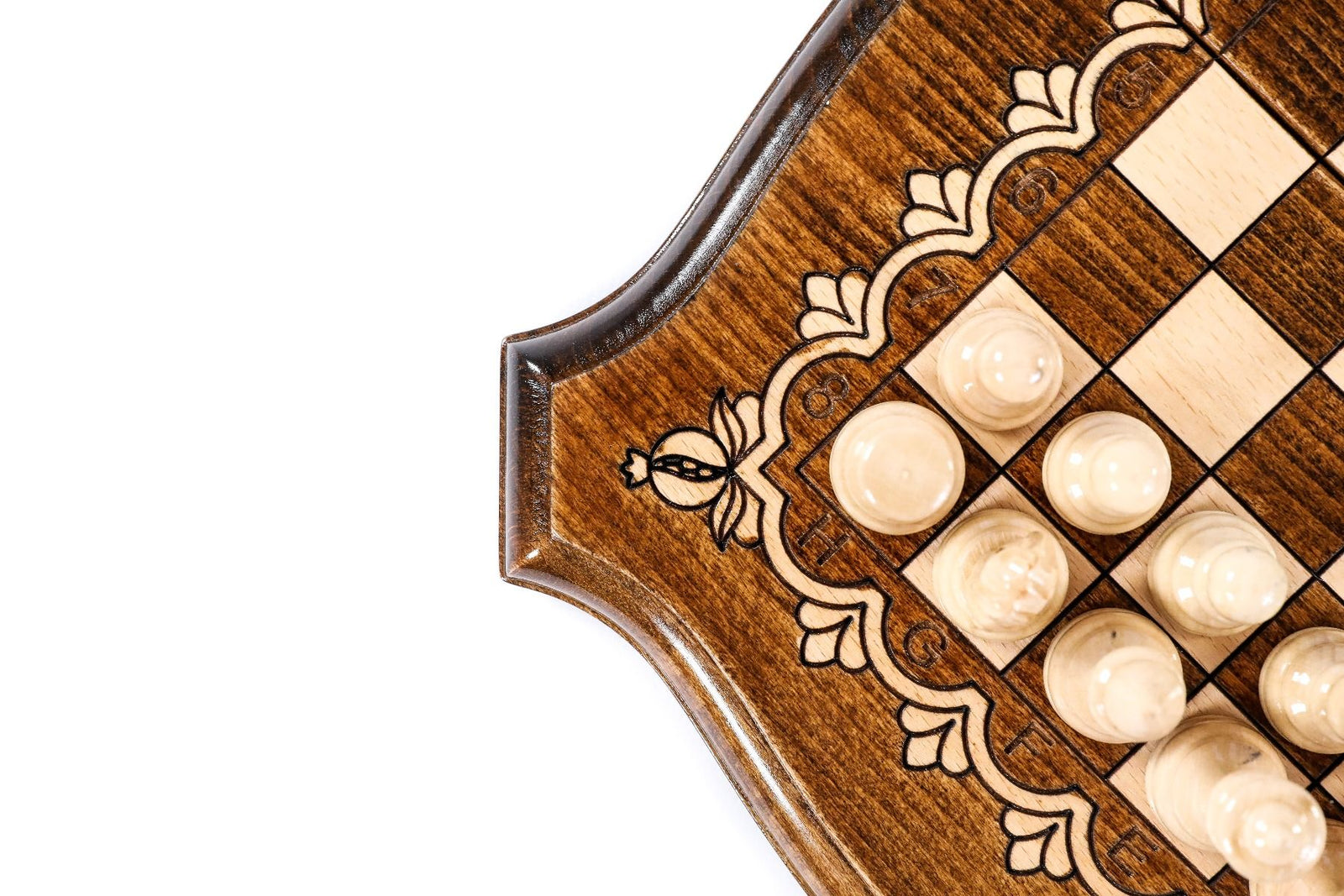 Wooden Chess & Backgammon 30 cm | 11.8" - Unumperfectus