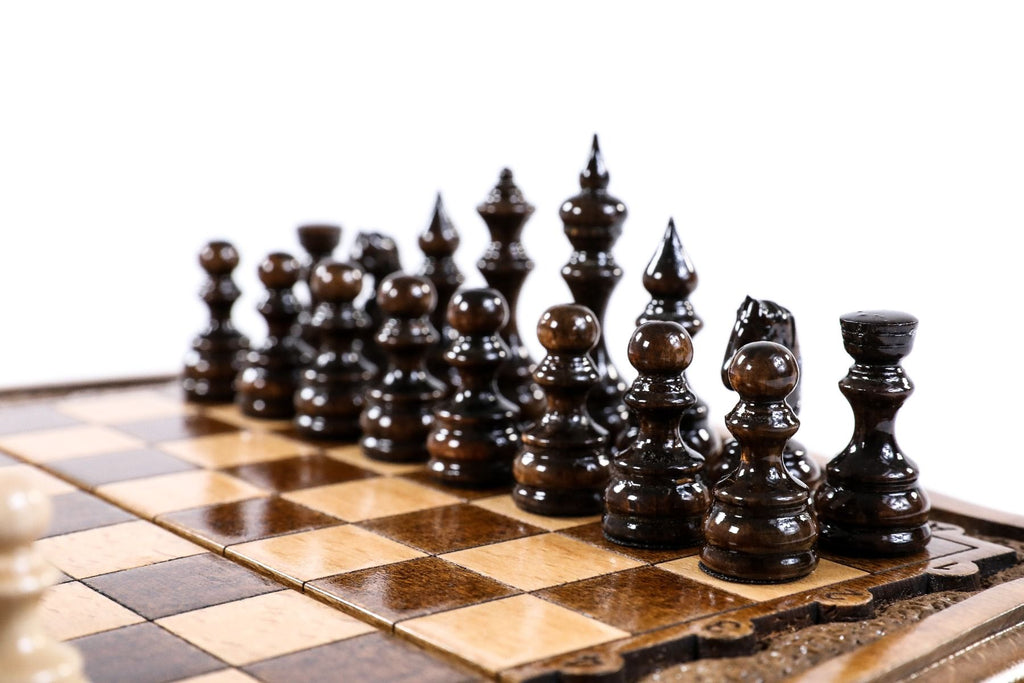 Handmade Chess Set Classic Design 24 cm | 9.4" - Unumperfectus