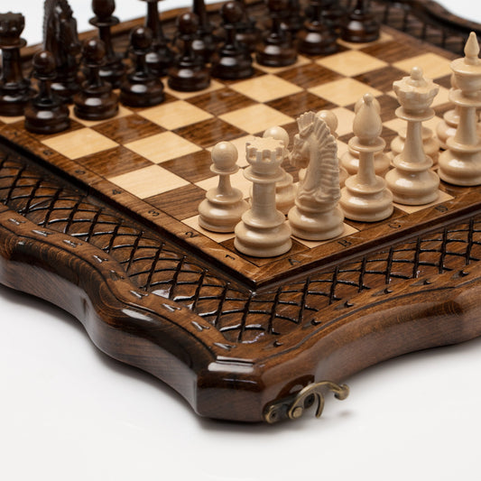 Handmade Chess Set made from the finest quality wood