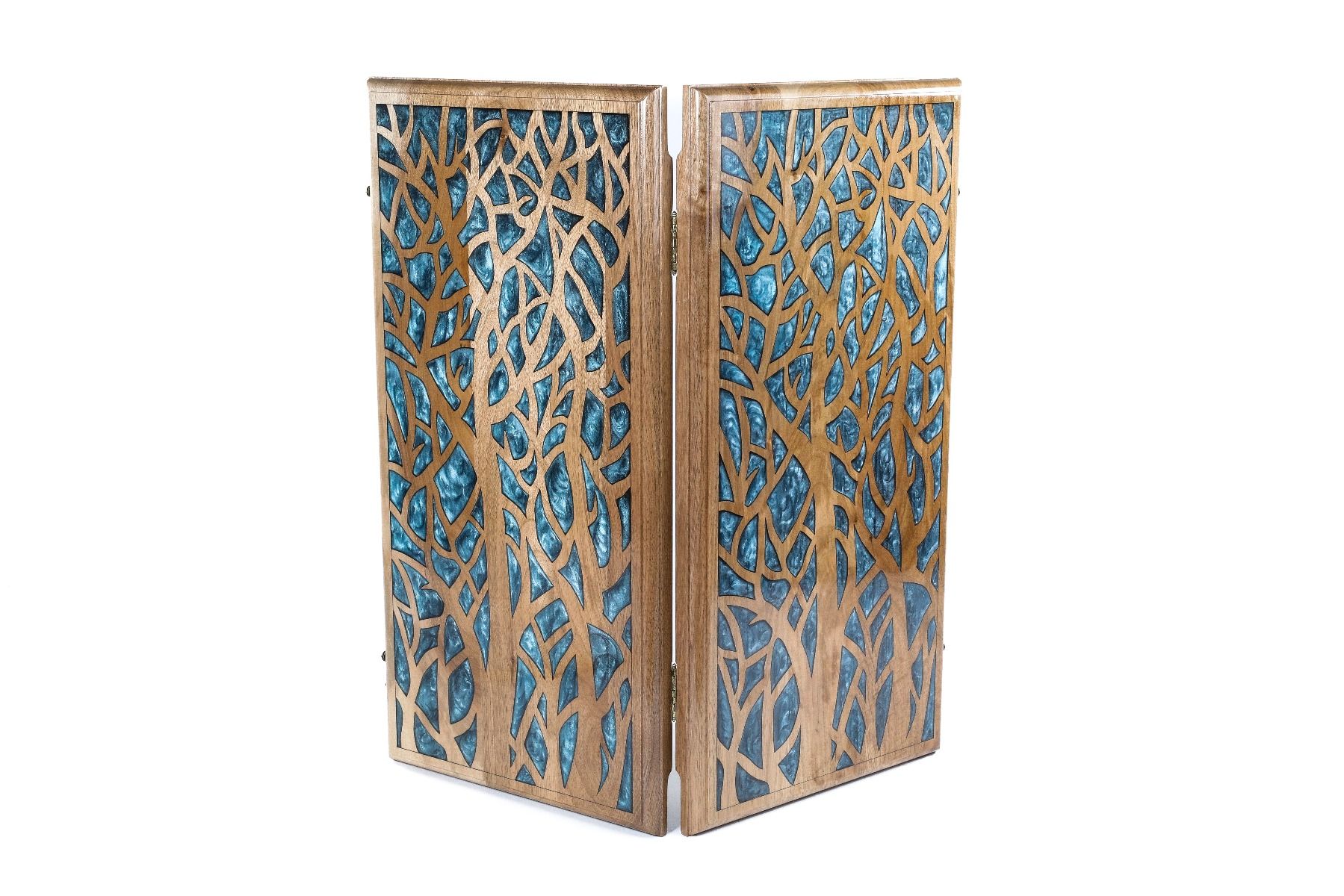 Epoxy Backgammon Set - Tree - Unumperfectus