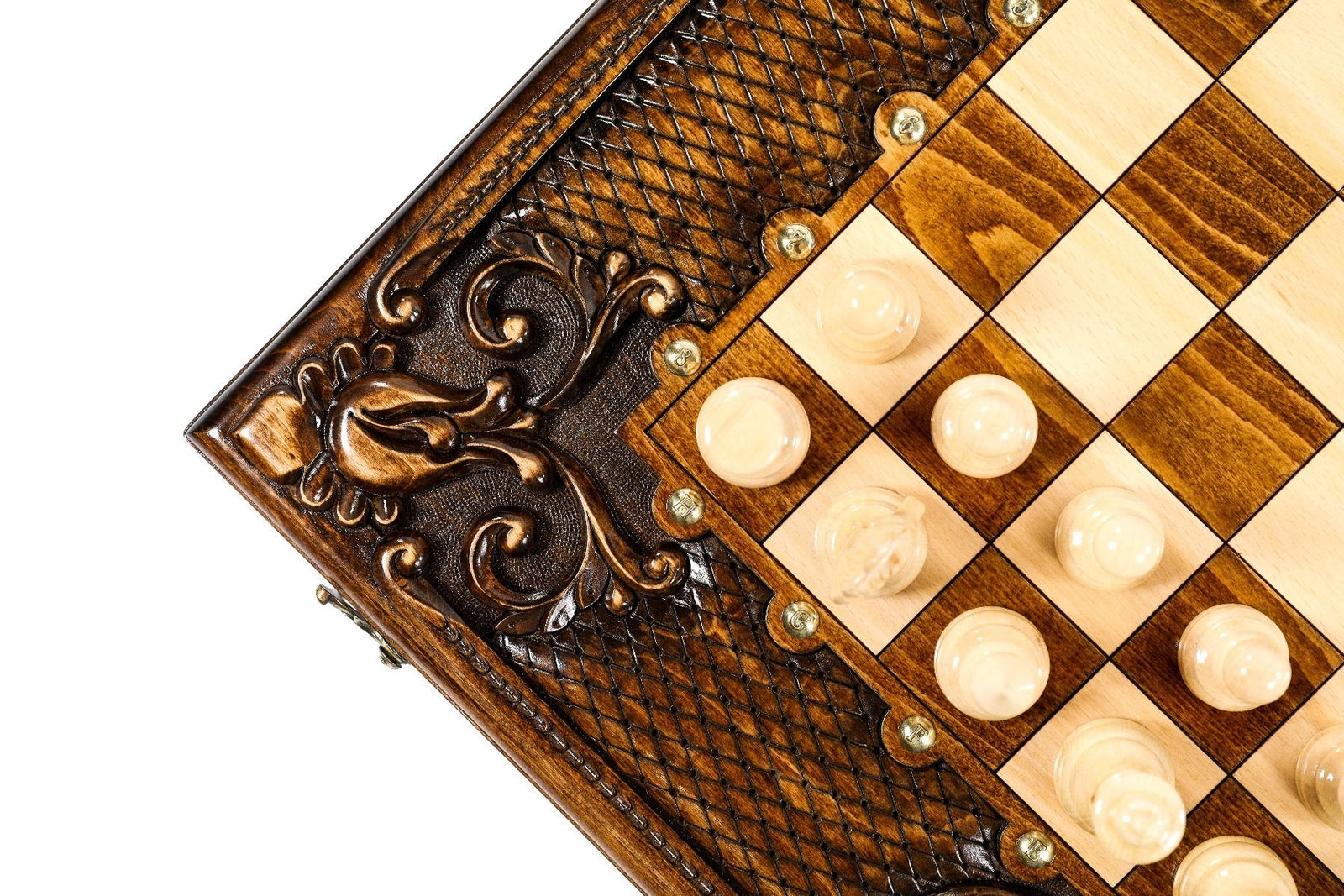 Chess-backgammon classic Eternity with patterns - Unumperfectus
