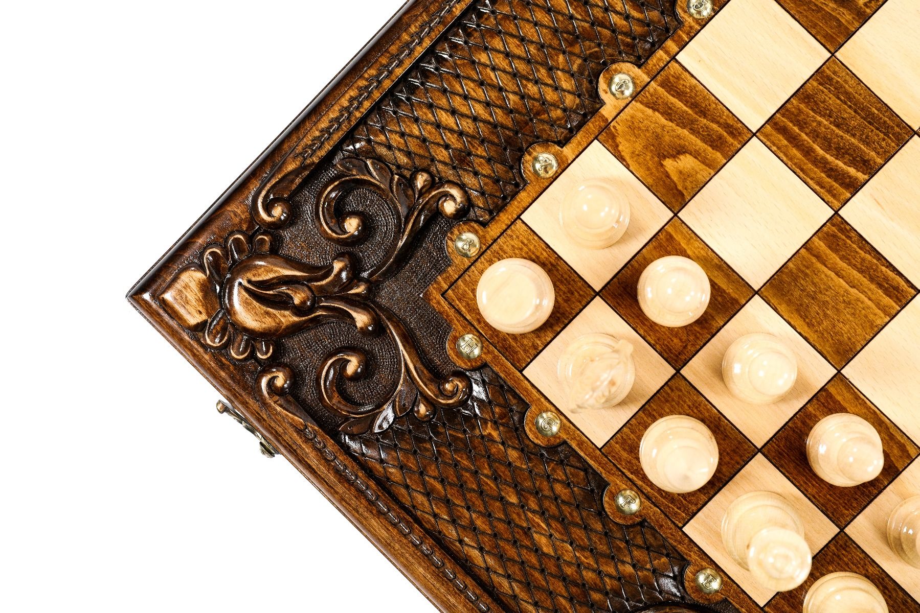 Chess-backgammon classic Eternity with patterns - Unumperfectus