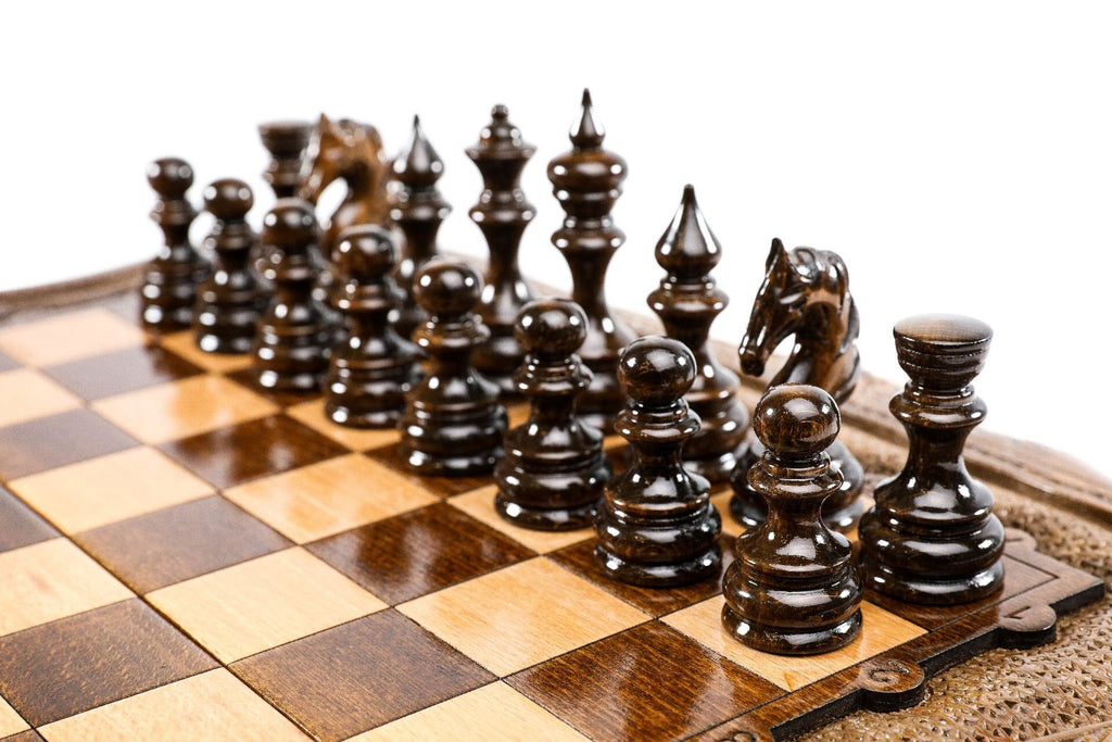 Mount Ararat Wooden Chess & Backgammon Board - Unumperfectus