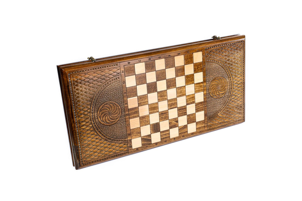 Church of St. Gayane Backgammon – Classic Luxury Wooden Set - Unumperfectus