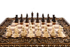 Luxury chess-backgammon heirloom table