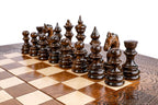 2 in 1 Chess backgammon board - angled view