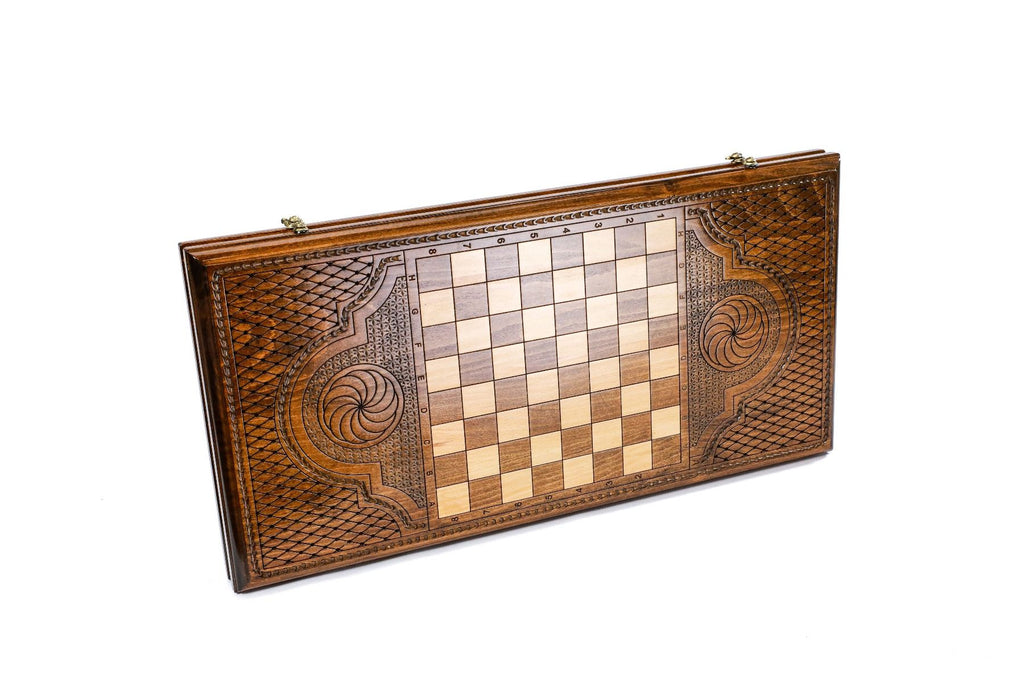 Backgammon set Armenian - Pomegranate Tree of Life - Unumperfectus
