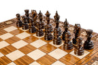 Classic Carpet Chess backgammon board - angled view