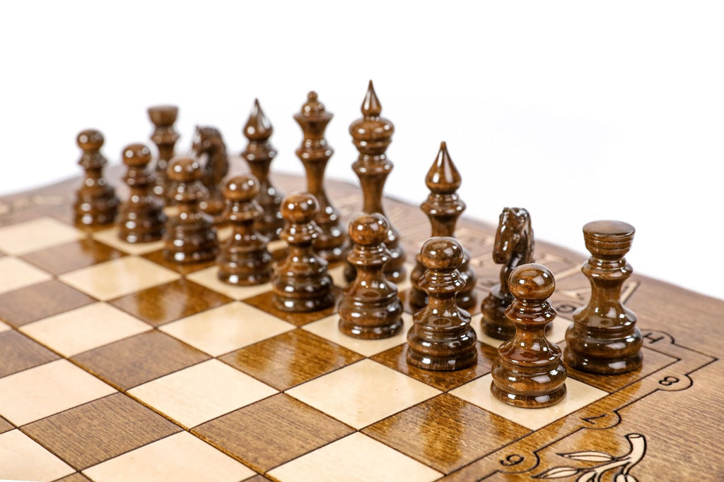 Mount Ararat Wooden Chess & Backgammon Board - Unumperfectus
