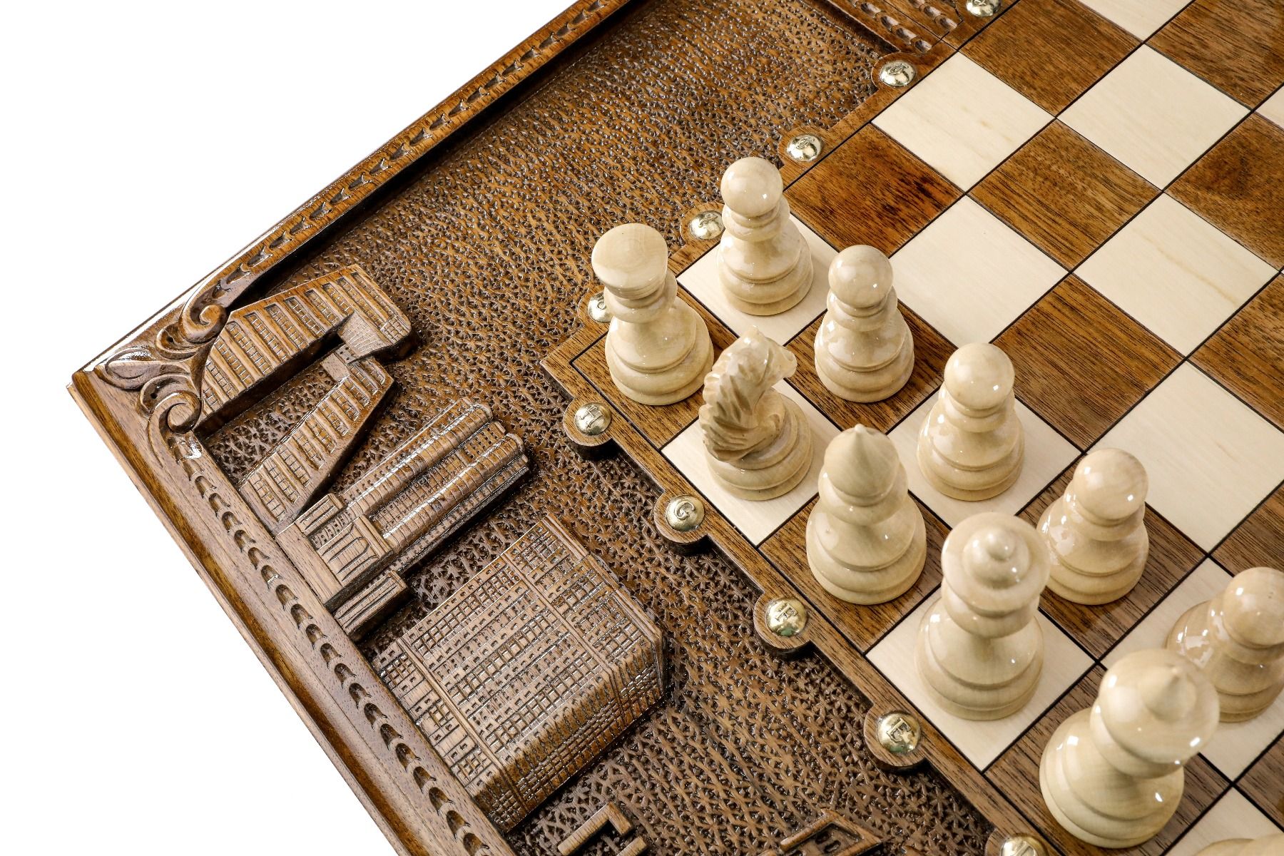 Wooden Chess Set Box Style 60 cm | 24.7" - Unumperfectus