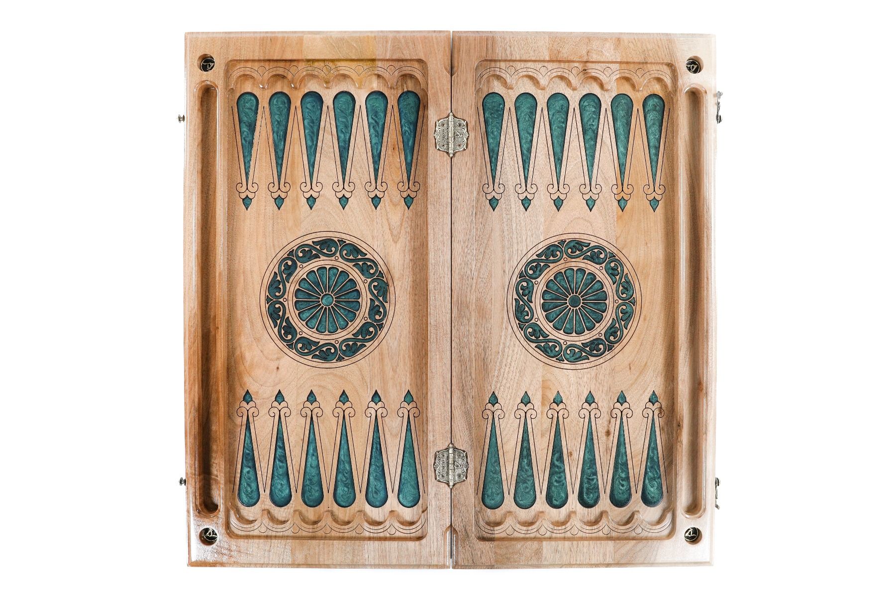 Epoxy Backgammon Set - Tree - Unumperfectus
