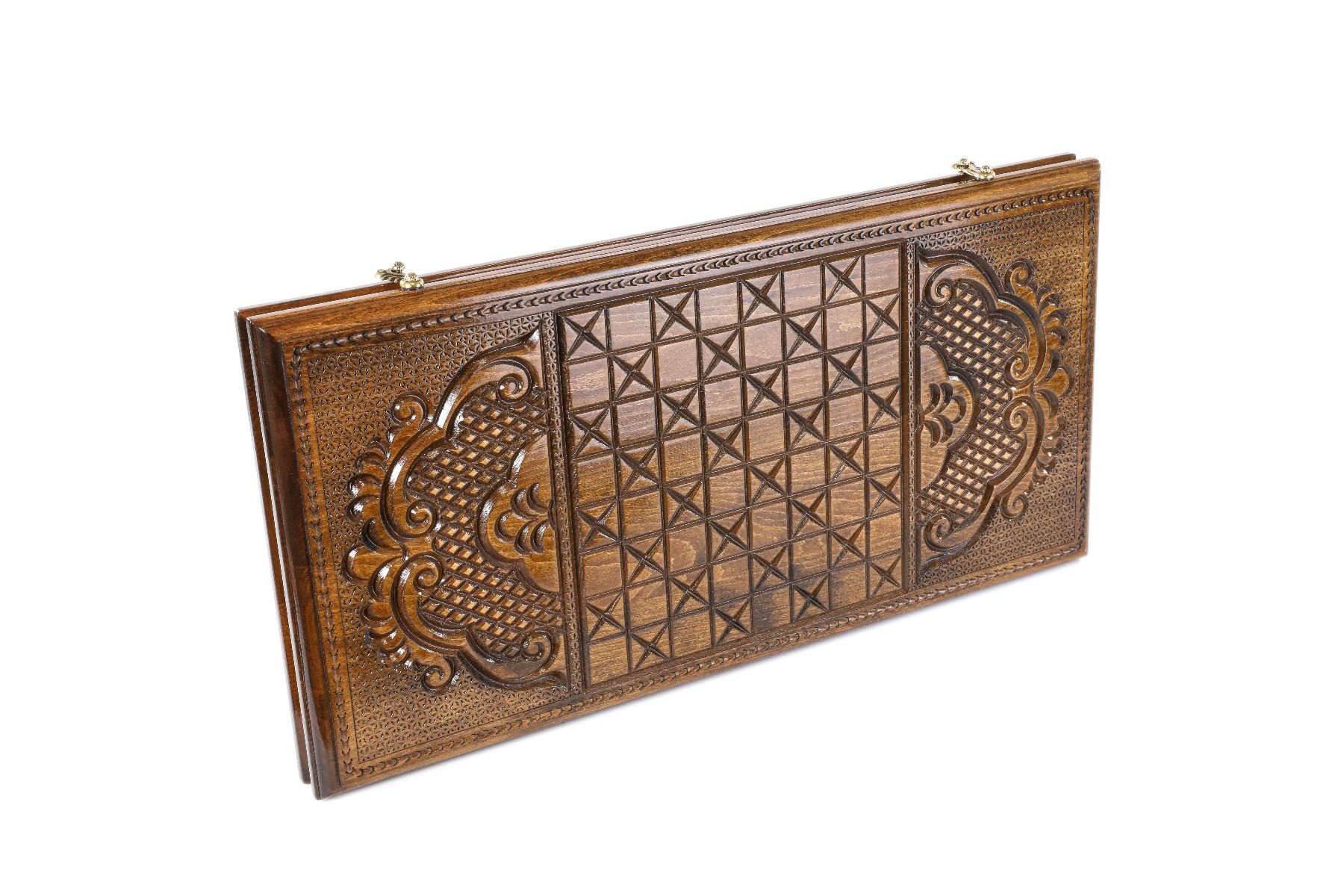 Armenian Wooden Classic Backgammon Board Ararat 23.6" | 60 cm - Unumperfectus