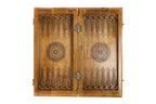 Chess-backgammon with an ornamental braid pattern classic