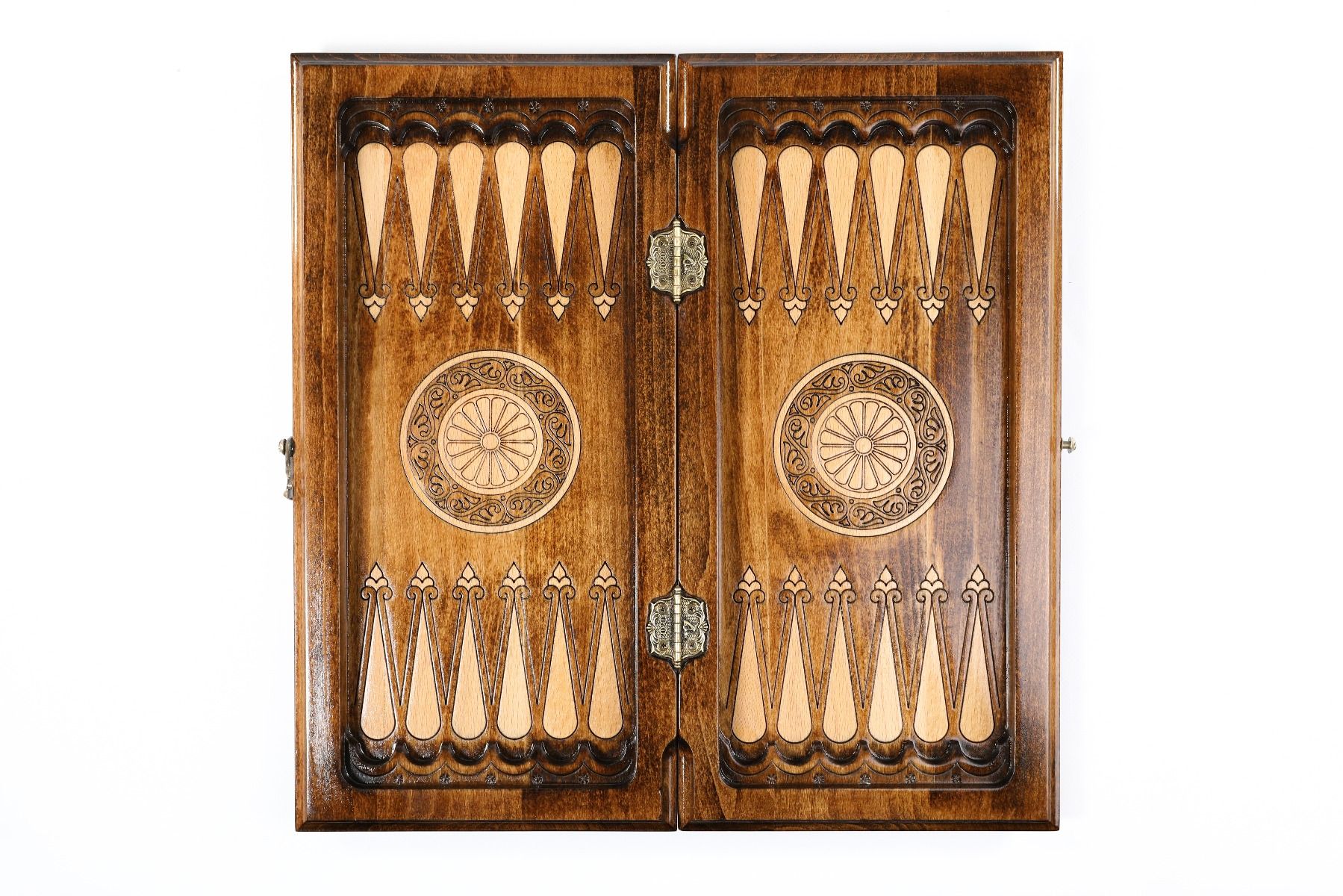 Classic 2-in-1 Wooden Chess & Backgammon Board - Unumperfectus