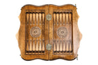 Mount Ararat chess and backgammon set - top-down view of the board