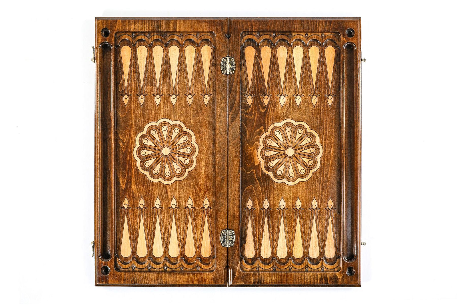 Armenian Wooden Backgammon Board Church of St. Hripsime 23.6" | 60 cm - Unumperfectus
