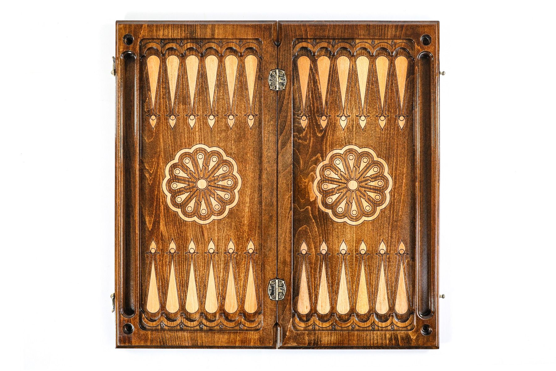 Armenian Wooden Backgammon Board Church of St. Hripsime 23.6" | 60 cm