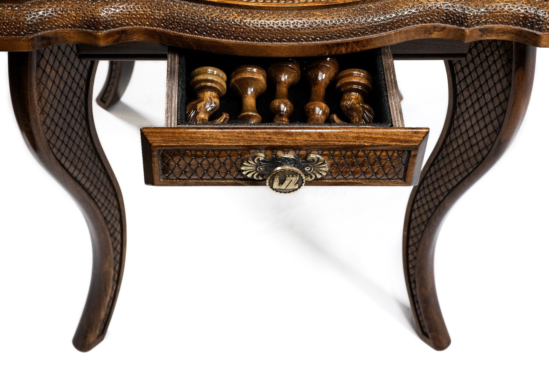 Chess Table Luxury with Contour Outline - Unumperfectus