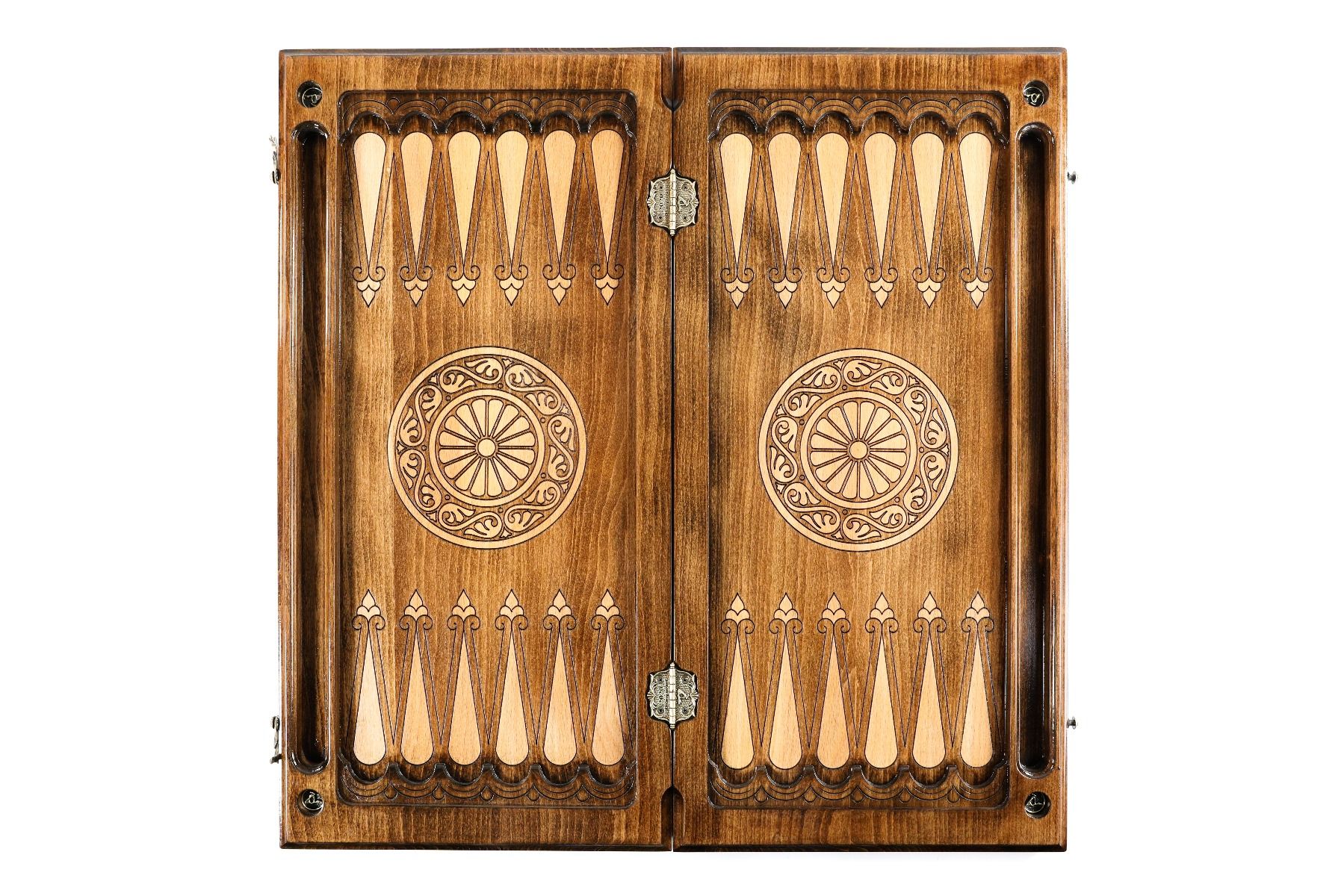 Church of St. Gayane Backgammon – Classic Luxury Wooden Set - Unumperfectus