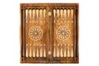 Armenian Classic Ararat backgammon board - angled view