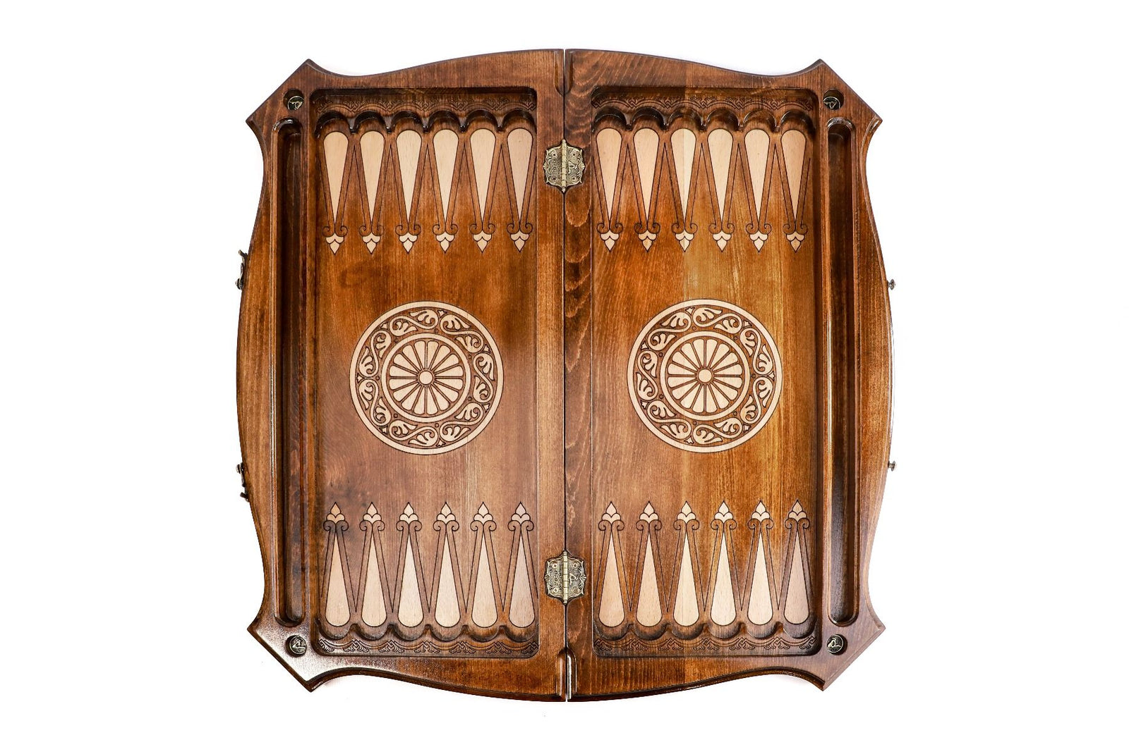 2-in-1 Wooden Chess & Backgammon Board - Unumperfectus