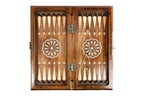 Chess-backgammon with an ornamental braid pattern classic