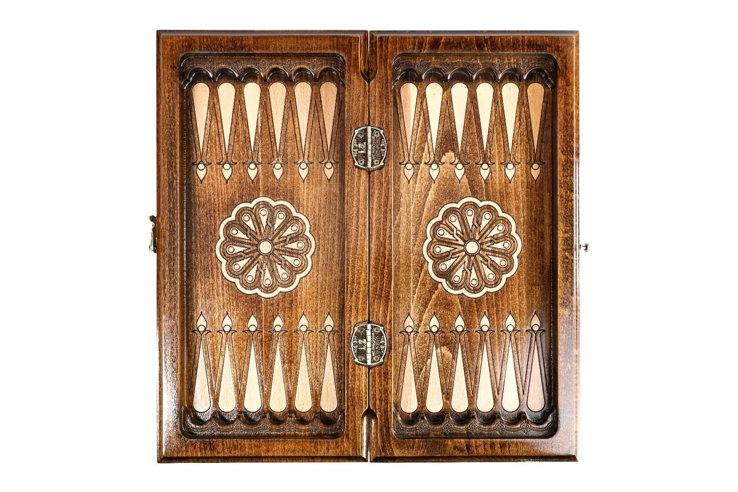 Chess-backgammon with an ornamental braid pattern classic