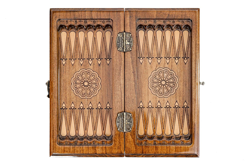 Armenian Chess & Backgammon Set with Mount Ararat 15.7" | 40 cm