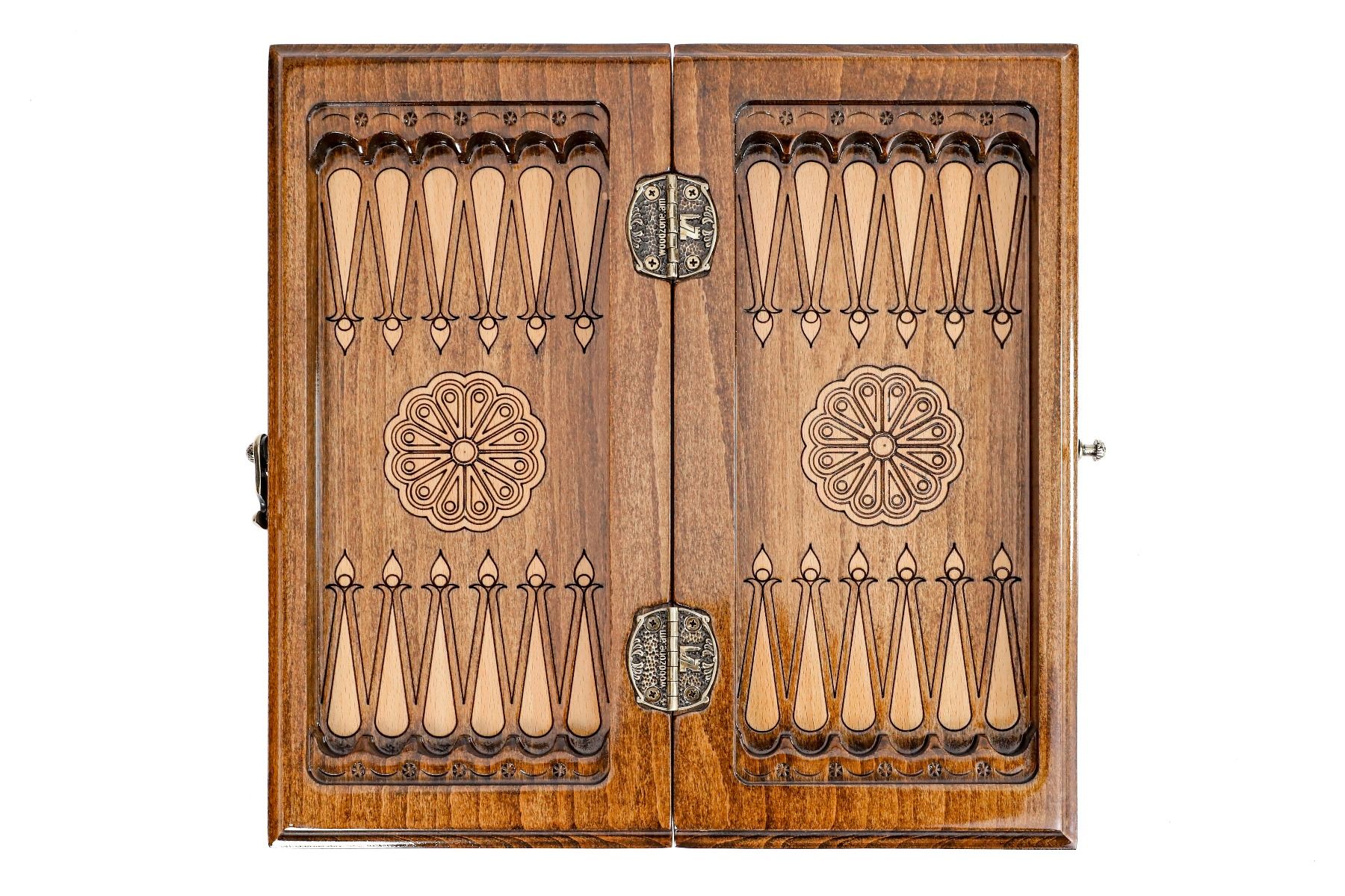 Armenian Chess & Backgammon Set with Mount Ararat 15.7" | 40 cm