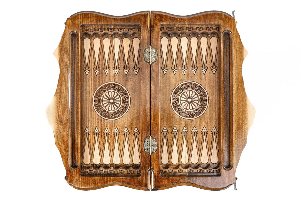 Mount Ararat Wooden Chess & Backgammon Board - Unumperfectus
