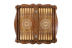 Tutankhamun Egyptian backgammon board - angled view
