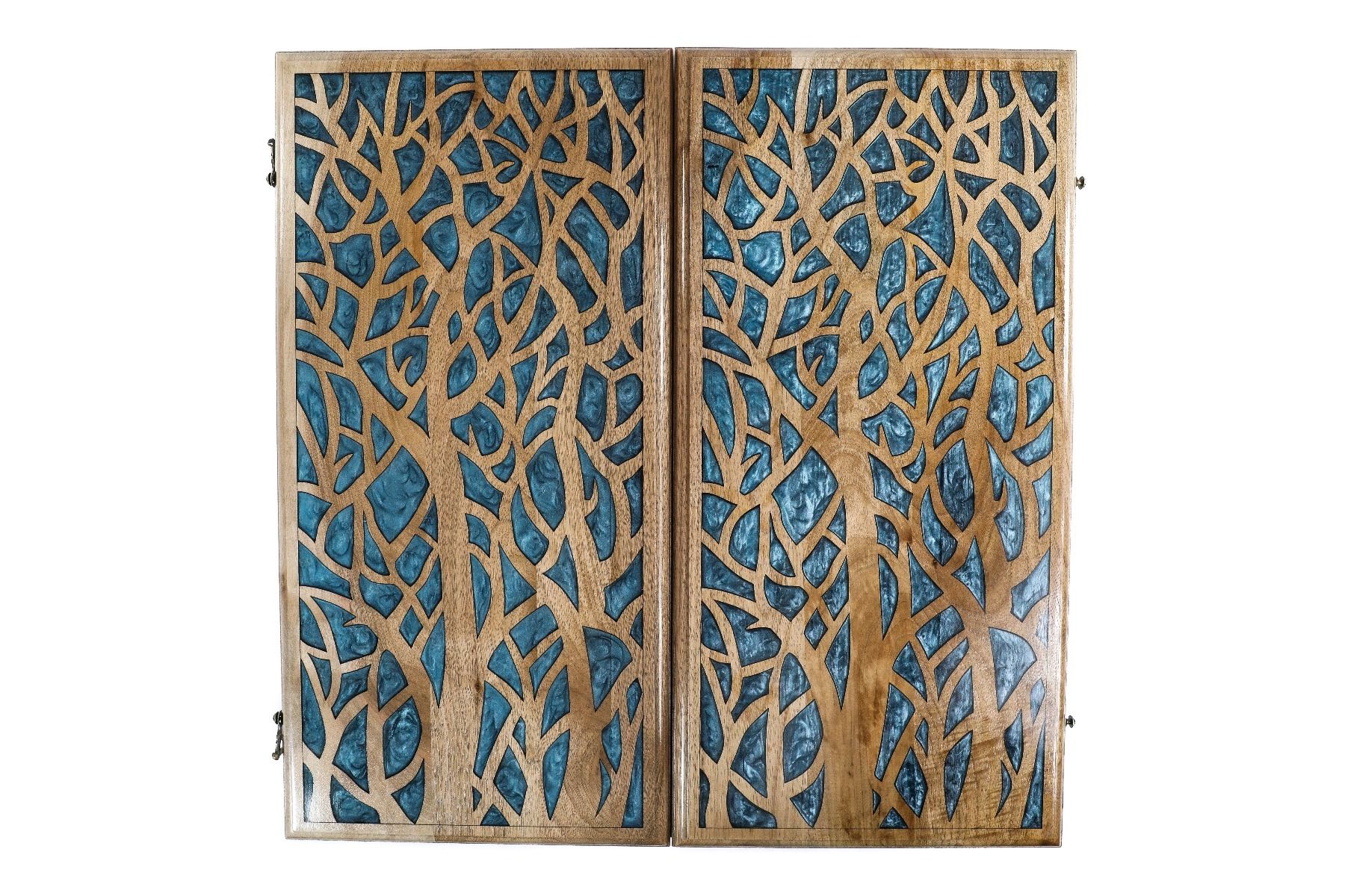 Epoxy Backgammon Set - Tree - Unumperfectus