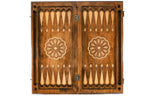 Armenian Classic Ararat backgammon board - corner detail of the board