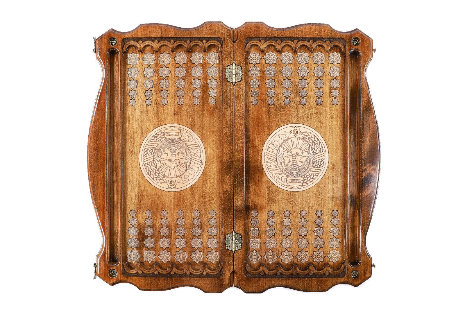 Backgammon Board - Coat of Arms of Uzbekistan - Unumperfectus