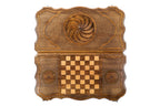 Eternity Classic backgammon board - corner detail of the board