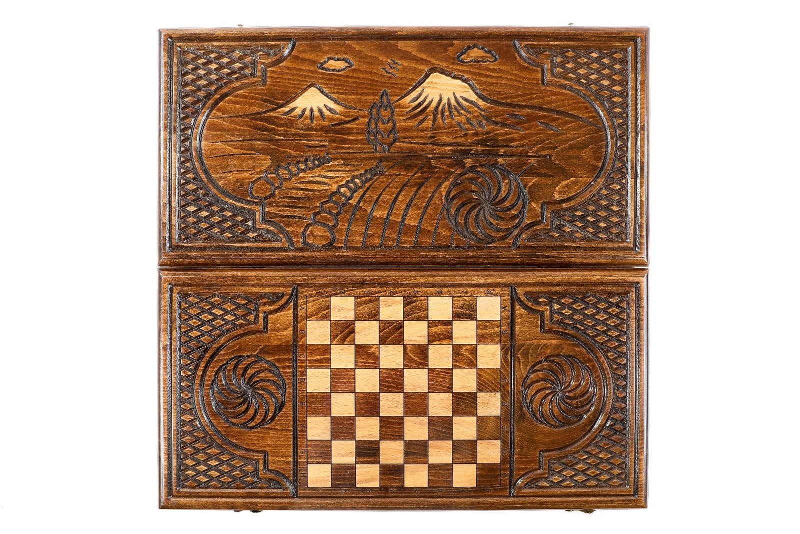 Armenian Classic Backgammon Board With Ararat 23.6" | 60 cm - Unumperfectus