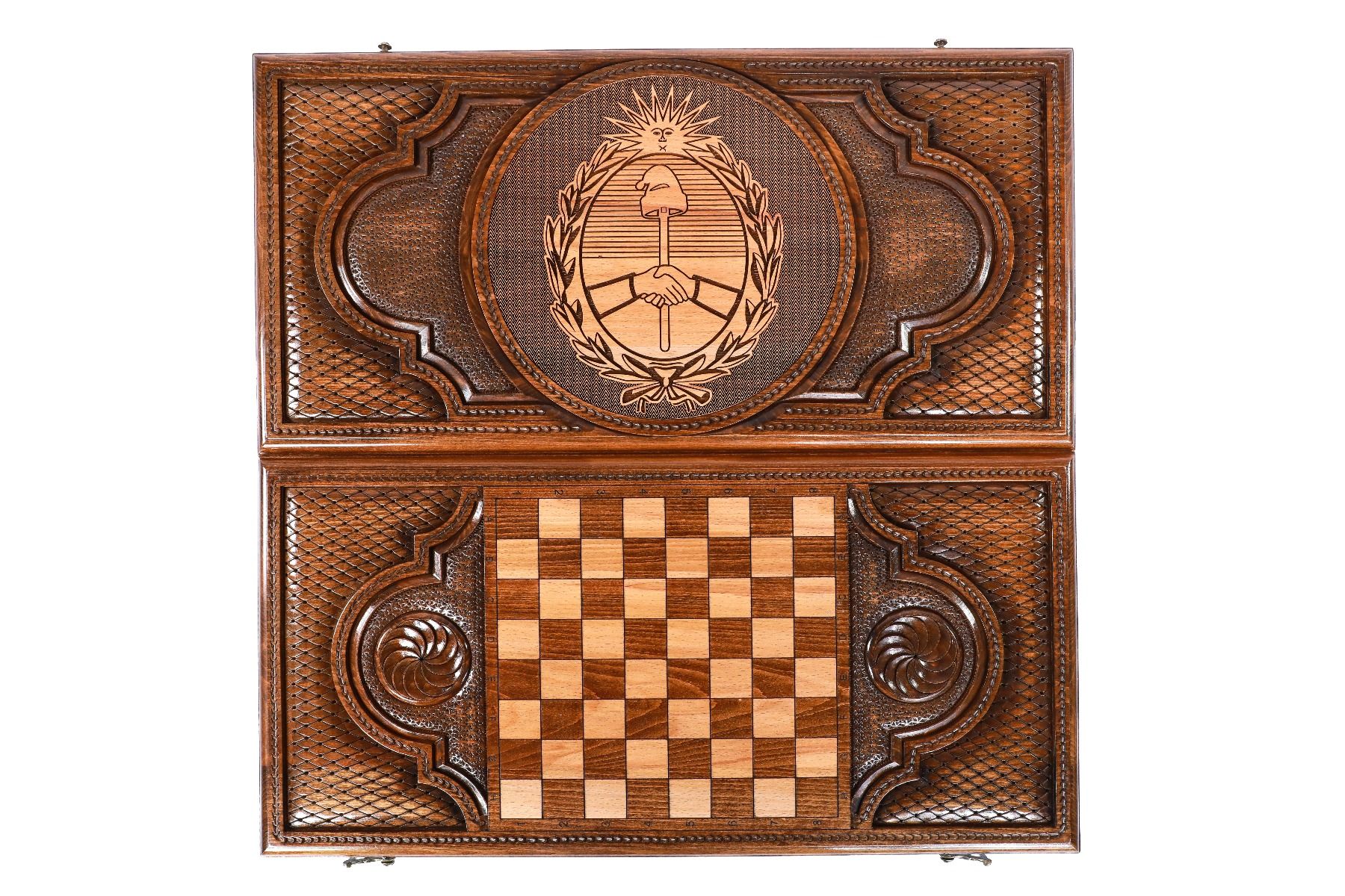 Backgammon Board - Coat of Arms of Argentina