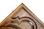 Carved Eternity chess set - corner detail of the board