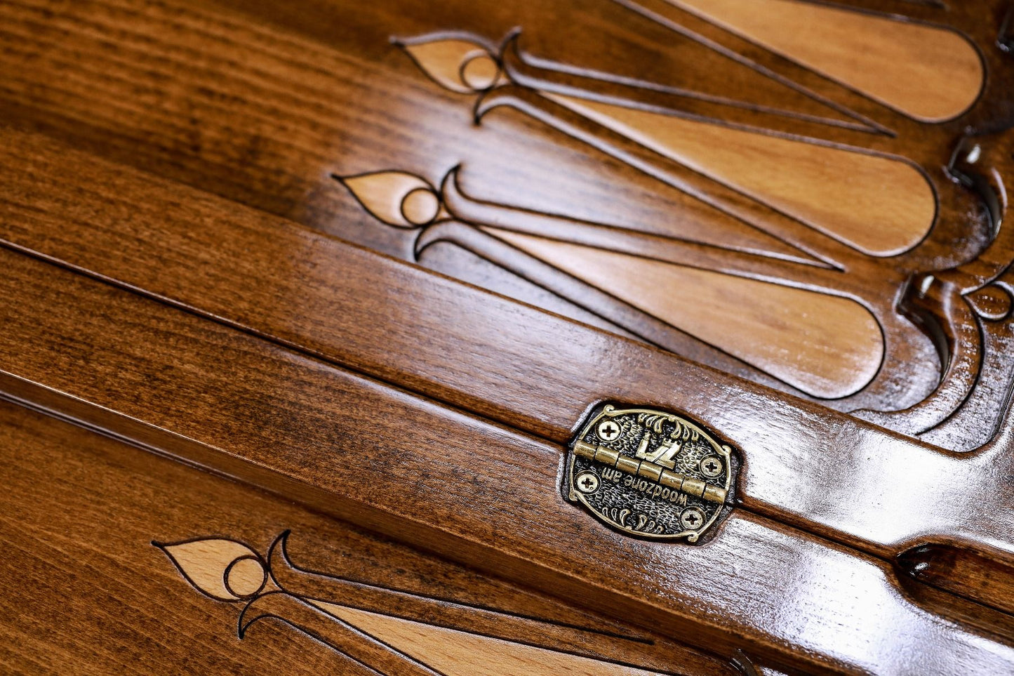 Backgammon Table with Eternity Sign