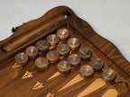 Luxury Backgammon Set – Pomegranate Design with Bronze Details