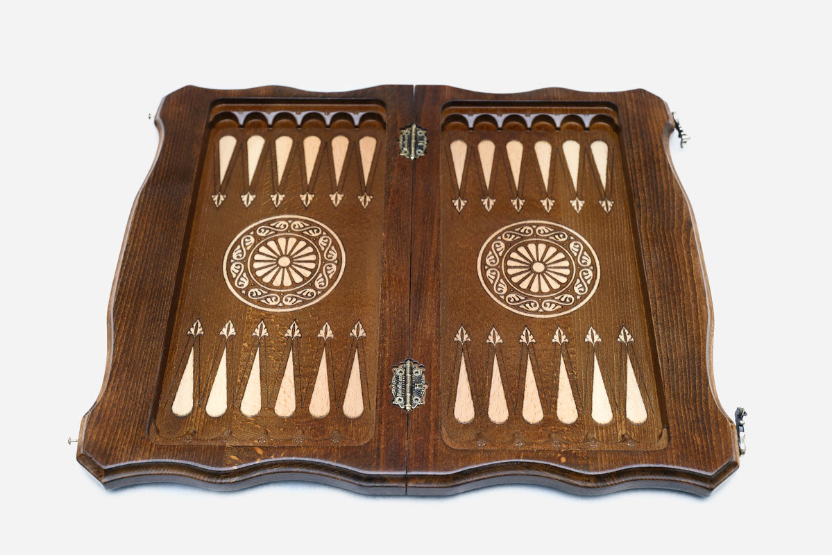 Georgian Coat of Arms chess and backgammon set - view 4