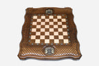 Georgian Coat of Arms chess and backgammon set - view 3