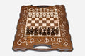 Alphabet Beech Chess Set