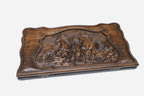 Backgammon Set Horses III - handmade wooden backgammon board