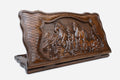 Backgammon Set Horses III - handmade wooden backgammon board