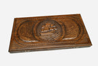 Backgammon Set Ship - handmade wooden backgammon board