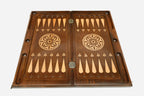 Backgammon Set Ship - handmade wooden backgammon board