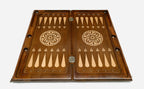 Backgammon Set Eagle II - handmade wooden backgammon board