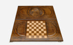 Backgammon Set Eagle II - handmade wooden backgammon board