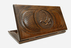 Backgammon Set Scorpion - handmade wooden backgammon board